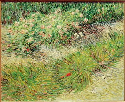 Vlinders en Bloemen door Vincent van Gogh